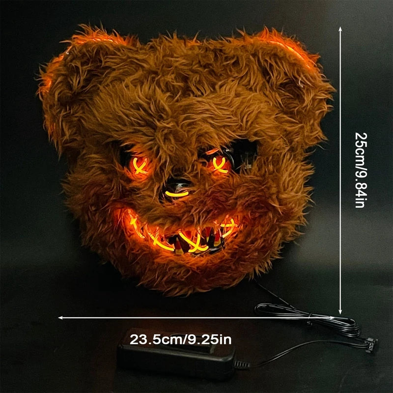 LED Light Halloween Glow Mask
